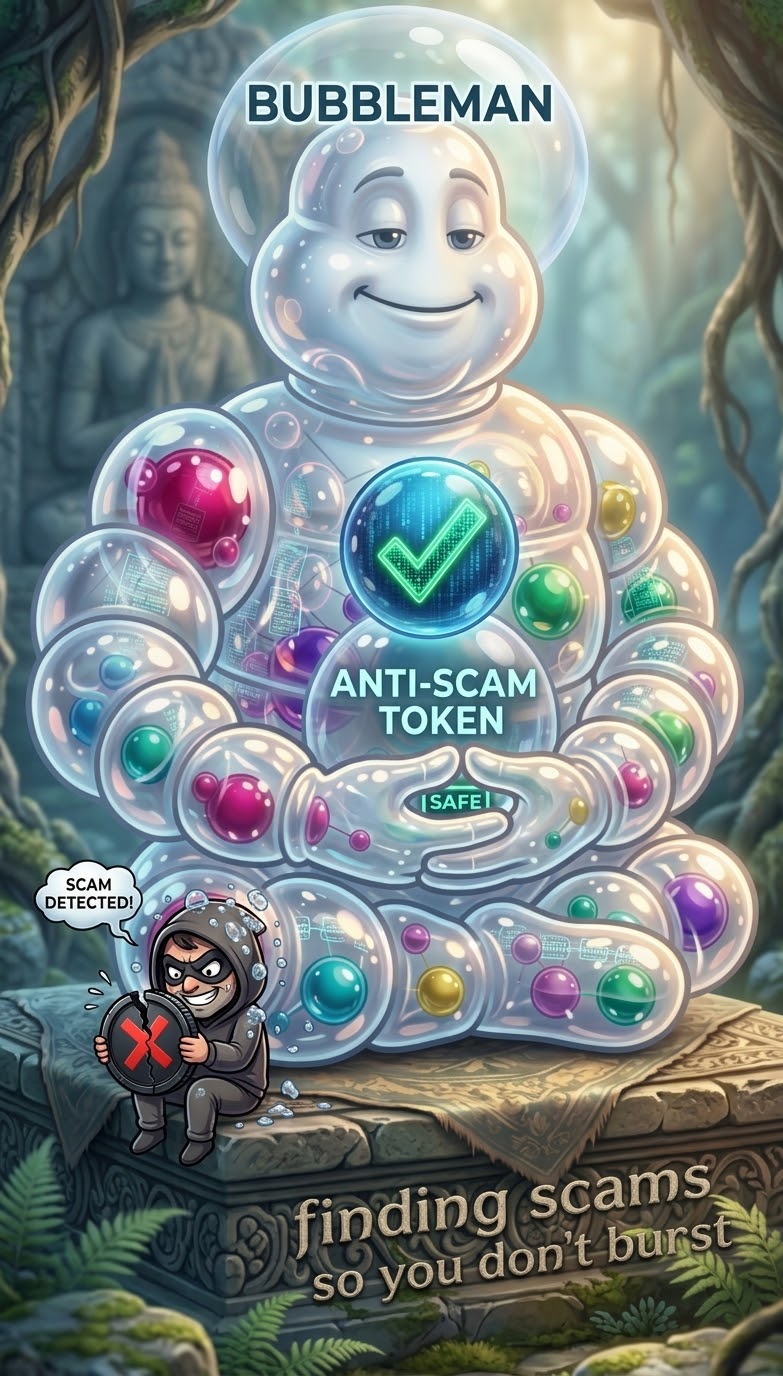 BubbleMan mascot